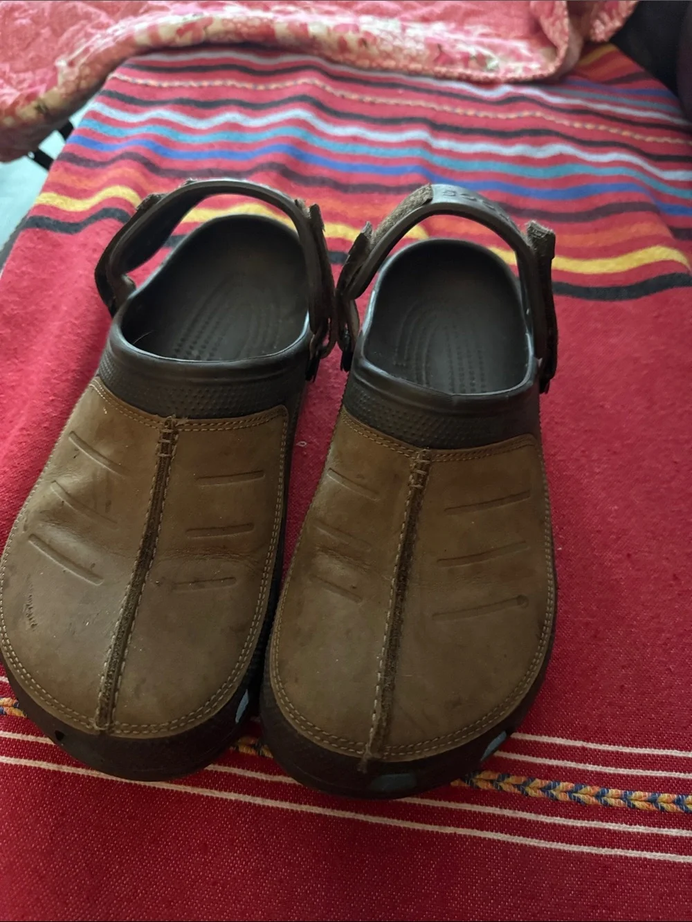 Men's Brown Casual Slip-On Clogs